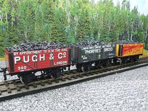 Ace Trains O Gauge G/5 WS3 Private Owner "London" Coal Wagons x3 Set 3 Bxd image 9