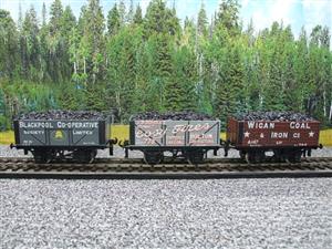 Ace Trains O Gauge G/5 WS4 Private Owner "North West" Coal Wagons x3 Set 4 Bxd image 5