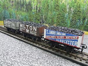 Ace Trains O Gauge G/5 WS5 Private Owner "West Country" Coal Wagons x3 Set 5 Bxd image 2