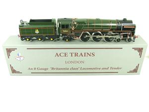 Ace Trains O Gauge E27D BR Green Britannia Class "William Shakespeare" FOB Golden Arrow Edition" R/N 70004 Bxd image 1