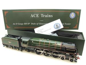 ACE Trains O Gauge E31B BR Class 8P 4-6-2 Post 56 "Duke of Gloucester" R/N 71000 Electric 2/3 Rail Brand NEW Boxed image 2