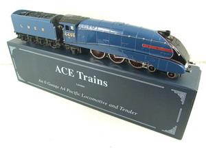 Ace Trains O Gauge E4, A4 Pacific Pre-War LNER Blue "Sir Nigel Gresley" R/N 4498 Electric Boxed image 2