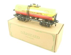 Darstaed O Gauge Bogie Tanker "Shell Chemical" Post War Livery 2/3 Rail Running Boxed image 3