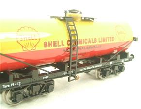 Darstaed O Gauge Bogie Tanker "Shell Chemical" Post War Livery 2/3 Rail Running Boxed image 6