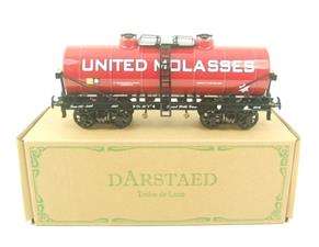 Darstaed O Gauge Bogie Tanker "United Molasses" Pre War Livery 2/3 Rail Running Boxed image 1