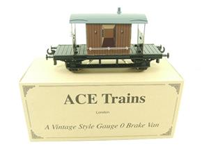 Ace Trains O Gauge G4 Vintage Style Brake Van With Lighting Boxed