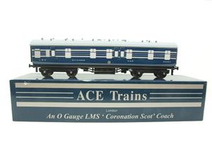 Ace Trains O Gauge C20-K1 LMS Blue Coronation Scot Kitchen Coach R/N 30087 Bxd 2/3 Rail image 1