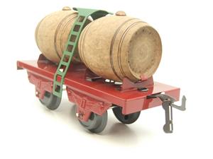 Hornby Hachette Series French O Gauge Red "Wine" Beer Double Barrel Wagon NEW Boxed image 6