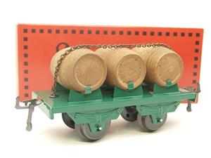Hornby Hachette Series French O Gauge Green Triple "Barrel" Wagon NEW Boxed image 10