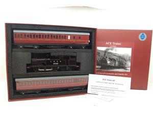 Ace Trains O Gauge E25/S-B2 LNER Black G5 Tank Loco R/N 67260 & Coaches Set Elec 2/3 Rail NEW Boxed image 1