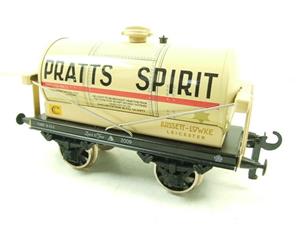 Bassett Lowke O Gauge BL99067 "Pratt's Spirit" Cream Tanker Wagon Tinplate Boxed image 2