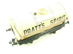 Bassett Lowke O Gauge BL99067 "Pratt's Spirit" Cream Tanker Wagon Tinplate Boxed image 6