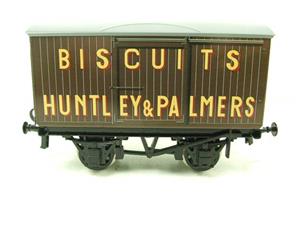 Ace Trains O Gauge G2 Private Owned Tinplate "Huntley & Palmers Biscuits" Van 2/3 Rail image 1