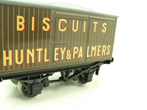Ace Trains O Gauge G2 Private Owned Tinplate "Huntley & Palmers Biscuits" Van 2/3 Rail image 4