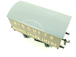Ace Trains O Gauge G2 Private Owned Tinplate "Huntley & Palmers Biscuits" Van 2/3 Rail image 5