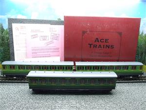 Ace Trains O Gauge CIE S Southern SR Green EMU x3 Car Coach Set Electric 3 Rail Boxed image 3