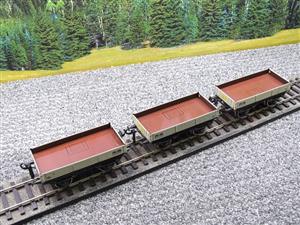 Bassett Lowke O Gauge BL99034 BR 3 Plank Coal Wagons x3 Set Boxed image 7