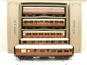Ace Trains O Gauge C4 LNER Set A + Buffett  & Comp "The Flying Scotsman" x5 Corridor Coaches Set image 1