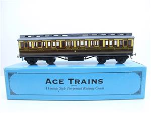 Ace Trains O Gauge C1 "GWR" 1st Class Clerestory Roof Passenger Coach Grey Roof Boxed image 1