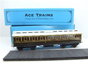 Ace Trains O Gauge C1 "GWR" 3rd Class Clerestory Roof Passenger Coach White Roof Boxed image 1