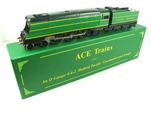 Ace Trains O Gauge E9T1 WC Bulleid Pacific BR "British Railways" Electric 2/3 Rail Boxed image 2