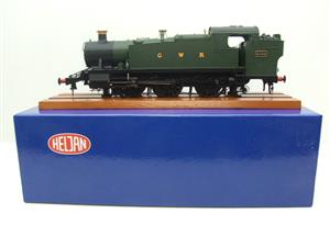 Heljan O Gauge Item 6101 ""GWR" Green Class 61xx Large Prairie Tank Loco R/N 6106 Electric image 1