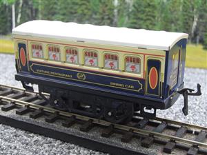 Hornby Hachette Series French O Gauge No.8 Blue & Cream "Pullman" Restaurant Dining Coach NEW Pack image 3