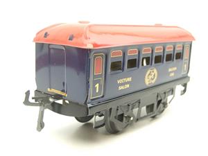 Hornby Hachette Series French O Gauge No.62 Blue Red Roof Voiture "Saloon" 1st Class Coach NEW Pack image 2