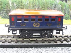 Hornby Hachette Series French O Gauge No.62 Blue Red Roof Voiture "Saloon" 1st Class Coach NEW Pack image 5