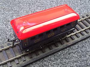 Hornby Hachette Series French O Gauge No.62 Blue Red Roof Voiture "Saloon" 1st Class Coach NEW Pack image 7