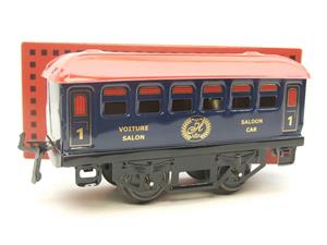 Hornby Hachette Series French O Gauge No.62 Blue Red Roof Voiture "Saloon" 1st Class Coach NEW Pack image 10