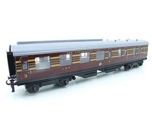 Ace Trains O Gauge C28 LMS Maroon Corronation Scot 3rd Brake Coach 5812 Fitted Spoon Bogie Pick up image 3