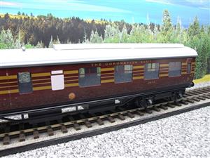 Ace Trains O Gauge C28 LMS Maroon Corronation Scot 3rd Brake Coach 5812 Fitted Spoon Bogie Pick up image 5