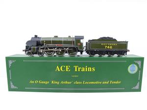 ACE Trains O Gauge E/34-A3 SR Gloss Lined Olive Green 4-6-0 "Pendragon" 746 Elec 2/3 Rail NEW Bxd image 1