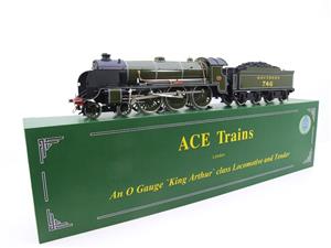 ACE Trains O Gauge E/34-A3 SR Gloss Lined Olive Green 4-6-0 "Pendragon" 746 Elec 2/3 Rail NEW Bxd image 3