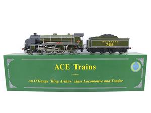 ACE Trains O Gauge E/34-A3 SR Gloss Lined Olive Green 4-6-0 "Sir Balin" 768 Elec 2/3 Rail NEW Bxd image 1