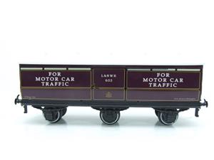 Darstaed O Gauge LNWR Six Wheel Motor Car Van R/N 603 Boxed 2/3 Rail Running image 5