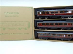 Darstaed O Gauge LMS Period 2 Corridor Coaches x3 Boxed 2/3 Rail Set A image 1
