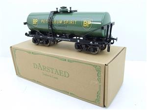 Darstaed O Gauge Bogie Tanker Green "BP" Petroleum Spirit 2/3 Rail Running Boxed image 3