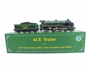 ACE Trains, O Gauge, E/34-B2R, SR Gloss Lined Olive Green "Sir Meleaus de Lille" R/N 800 image 1