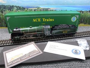 ACE Trains, O Gauge, E/34-B2R, SR Gloss Lined Olive Green "Sir Meleaus de Lille" R/N 800 image 2