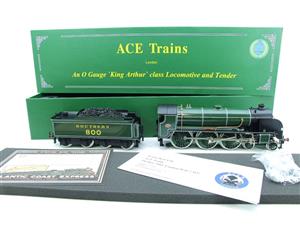 ACE Trains, O Gauge, E/34-B2R, SR Gloss Lined Olive Green "Sir Meleaus de Lille" R/N 800 image 3