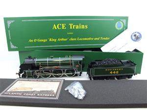 ACE Trains, O Gauge, E/34-B3, SR Gloss Lined Olive Green "Sir Tristram" R/N 448 image 2