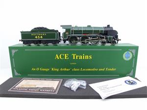 ACE Trains, O Gauge, E/34-B3, SR Gloss Lined Olive Green "Queen Guinevere" R/N 454 image 1