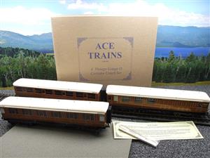 Ace Trains O Gauge C4 LNER "The Flying Scotsman" x3 Corridor Coaches Set A Boxed image 3