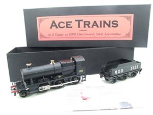 Ace Trains O Gauge E37D2, BR, Churchward 2-6-0 Mogul Loco and Tender, ROD, Satin Black 5322 image 3