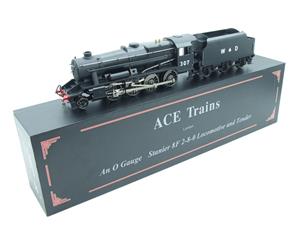 Ace Trains O Gauge E38J, WD Un-Lined Satin Black Class 8F, 2-8-0 Locomotive and Tender R/N 307 image 2