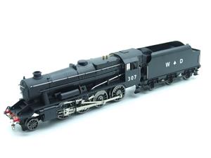 Ace Trains O Gauge E38J, WD Un-Lined Satin Black Class 8F, 2-8-0 Locomotive and Tender R/N 307 image 7