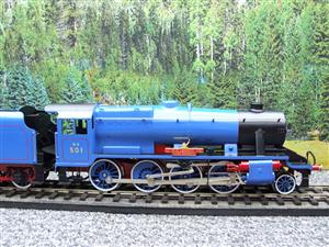 Ace Trains O Gauge E38K, WD Blue Lined Red Class 8F, 2-8-0 Locomotive and Tender R/N 501 image 5