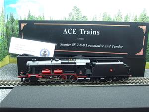 Ace Trains O Gauge E38P, Turkish Railways "TCDD" Satin Black Class 8F, 2-8-0 Loco and Tender 45160 image 1